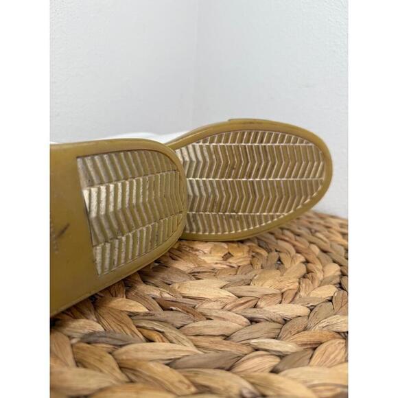 Greats Gold Metallic Sole Shoes LaceUp Sneakers White Minimalist Modern Womens - Picture 6 of 6